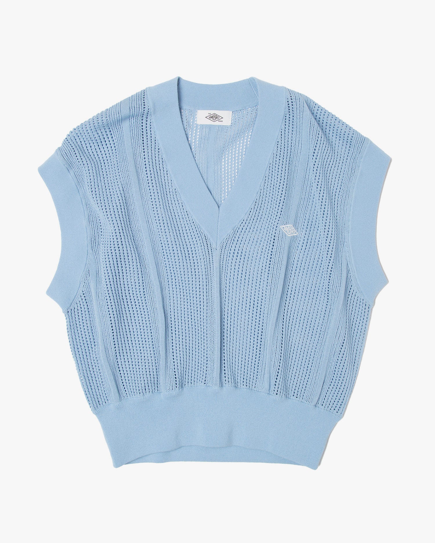 Mesh knit vest