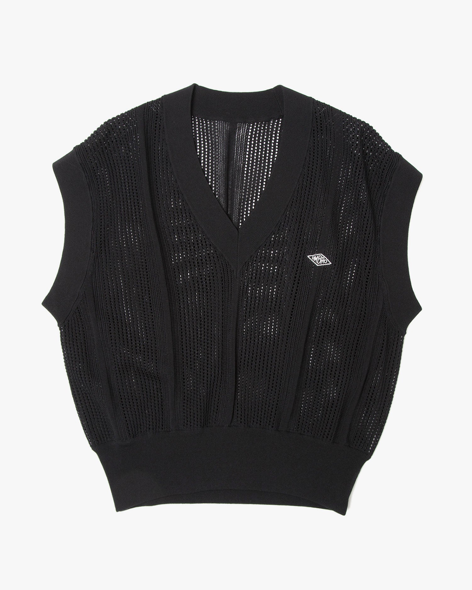 Mesh knit vest
