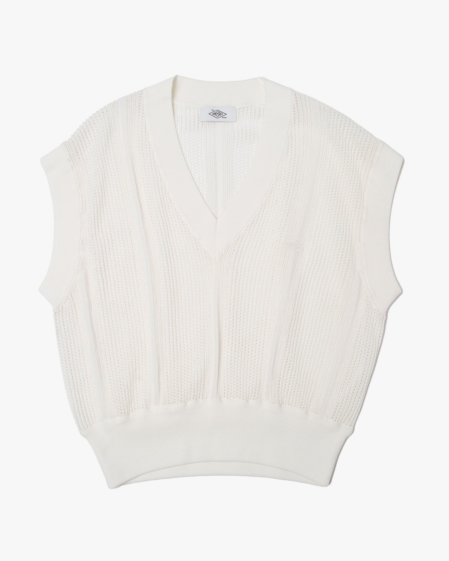 Mesh knit vest