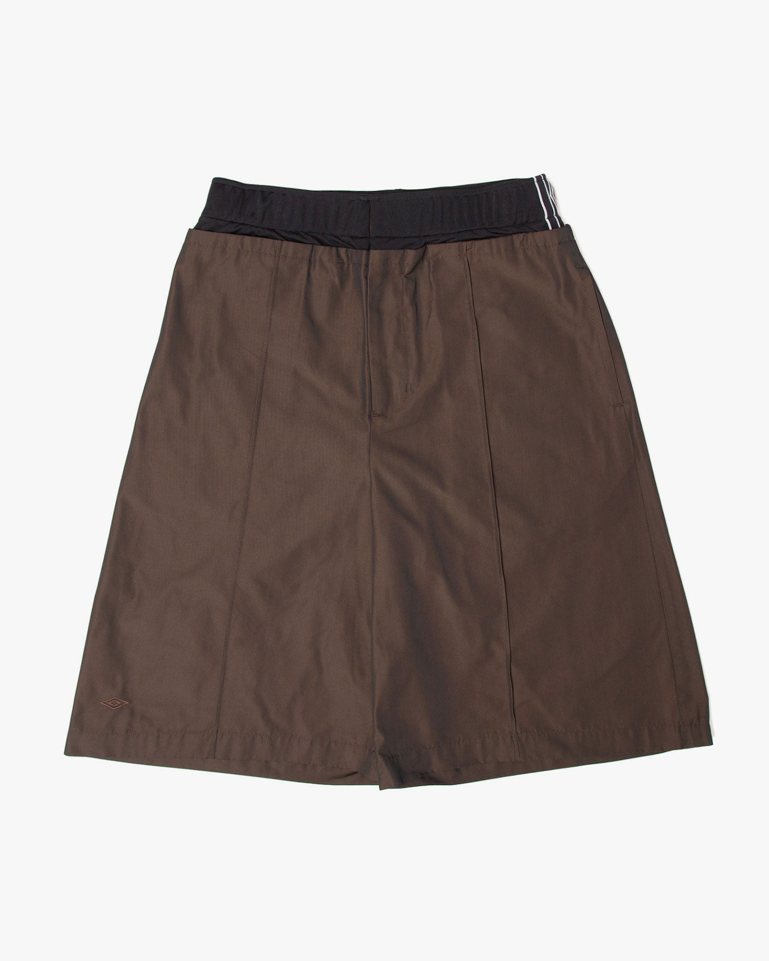 layered half pants