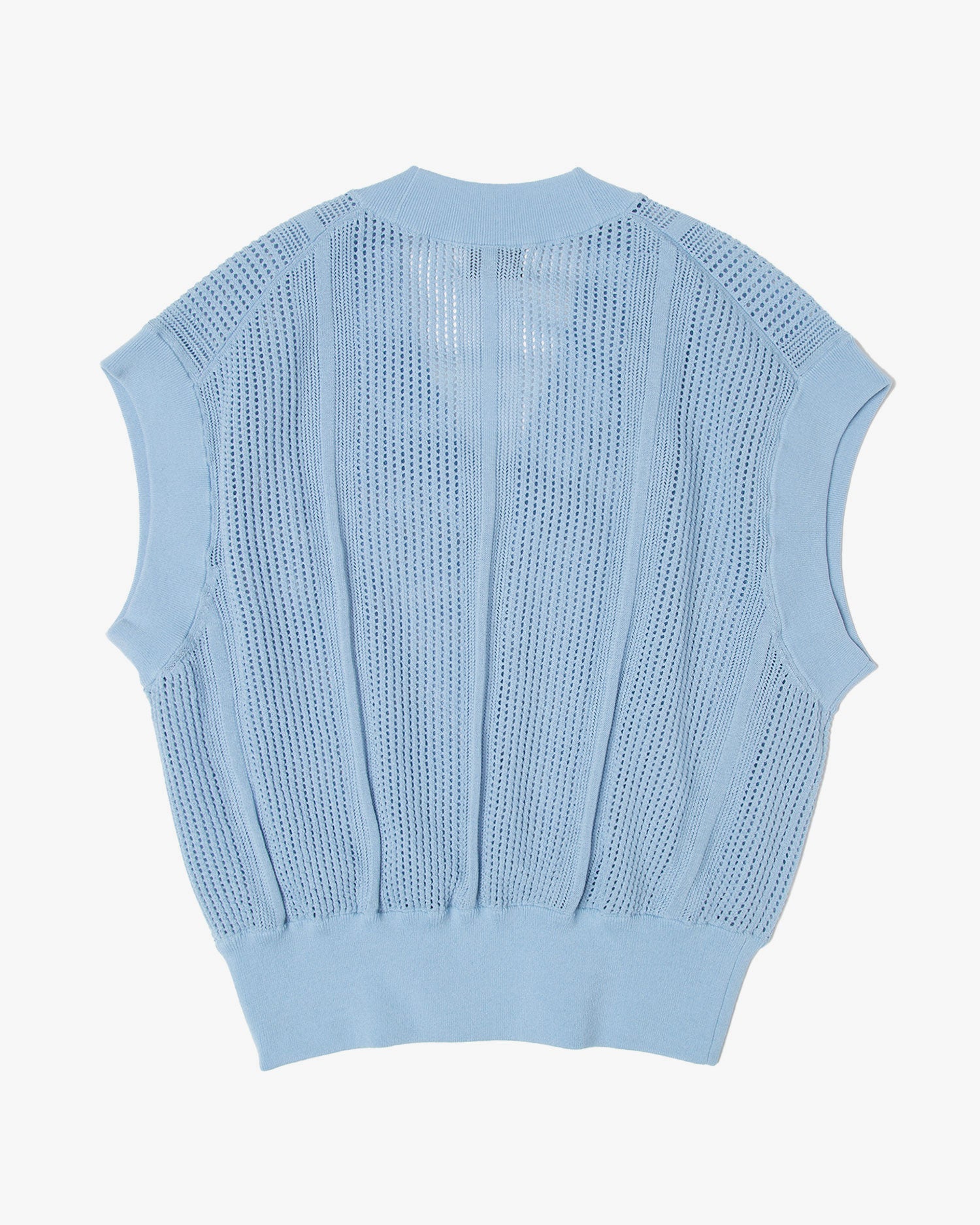 Mesh knit vest