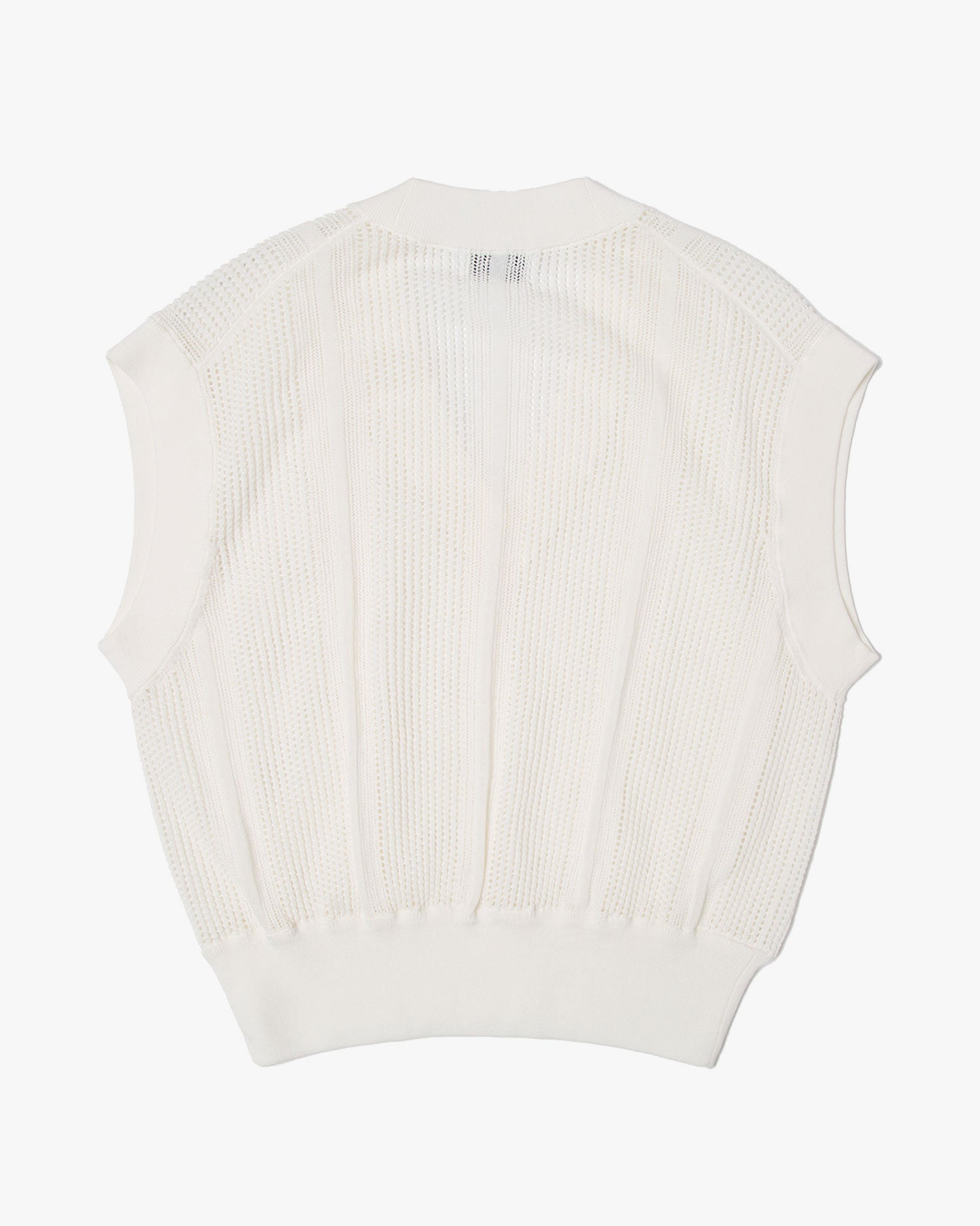 Mesh knit vest