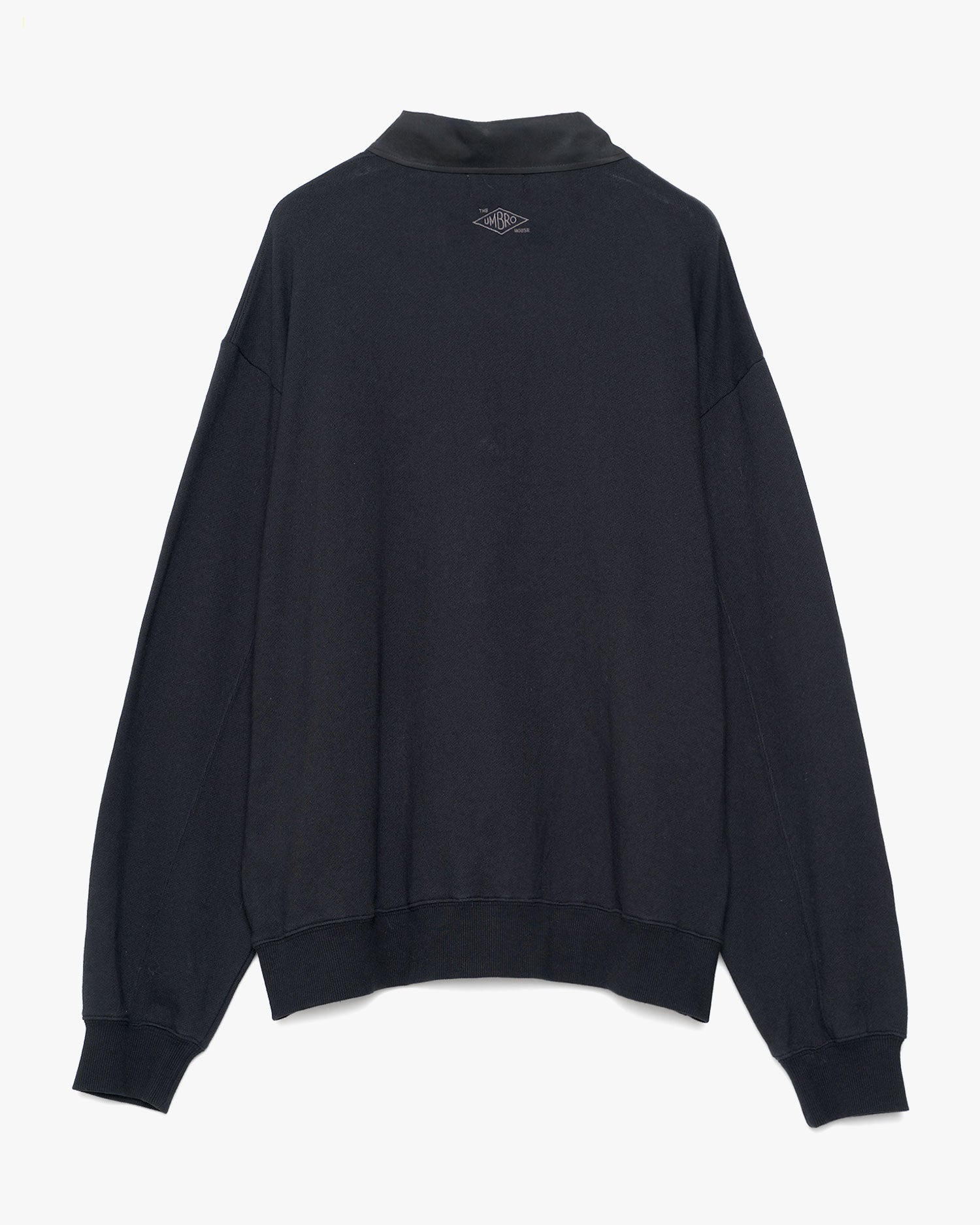Shirt collar sweat top