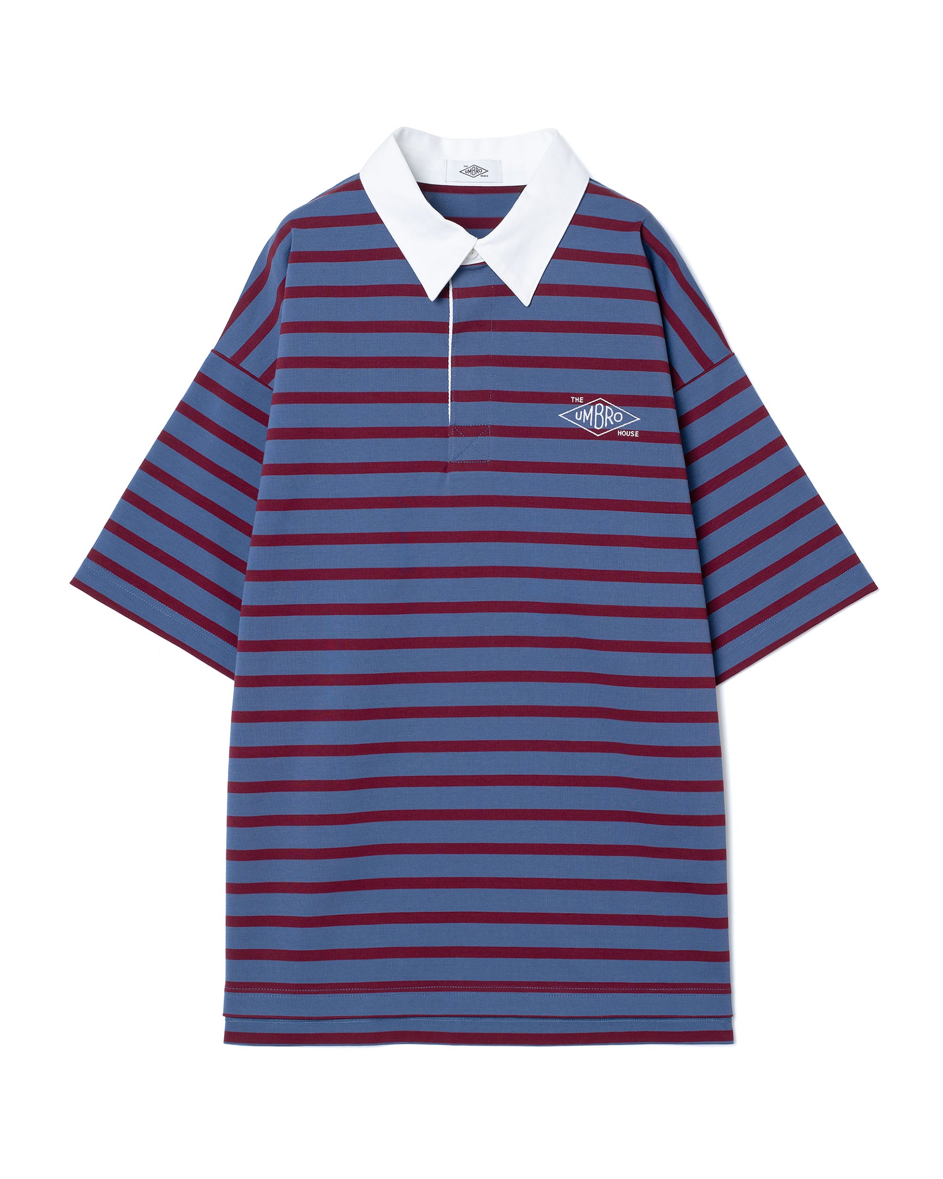 五分袖ラガーシャツ