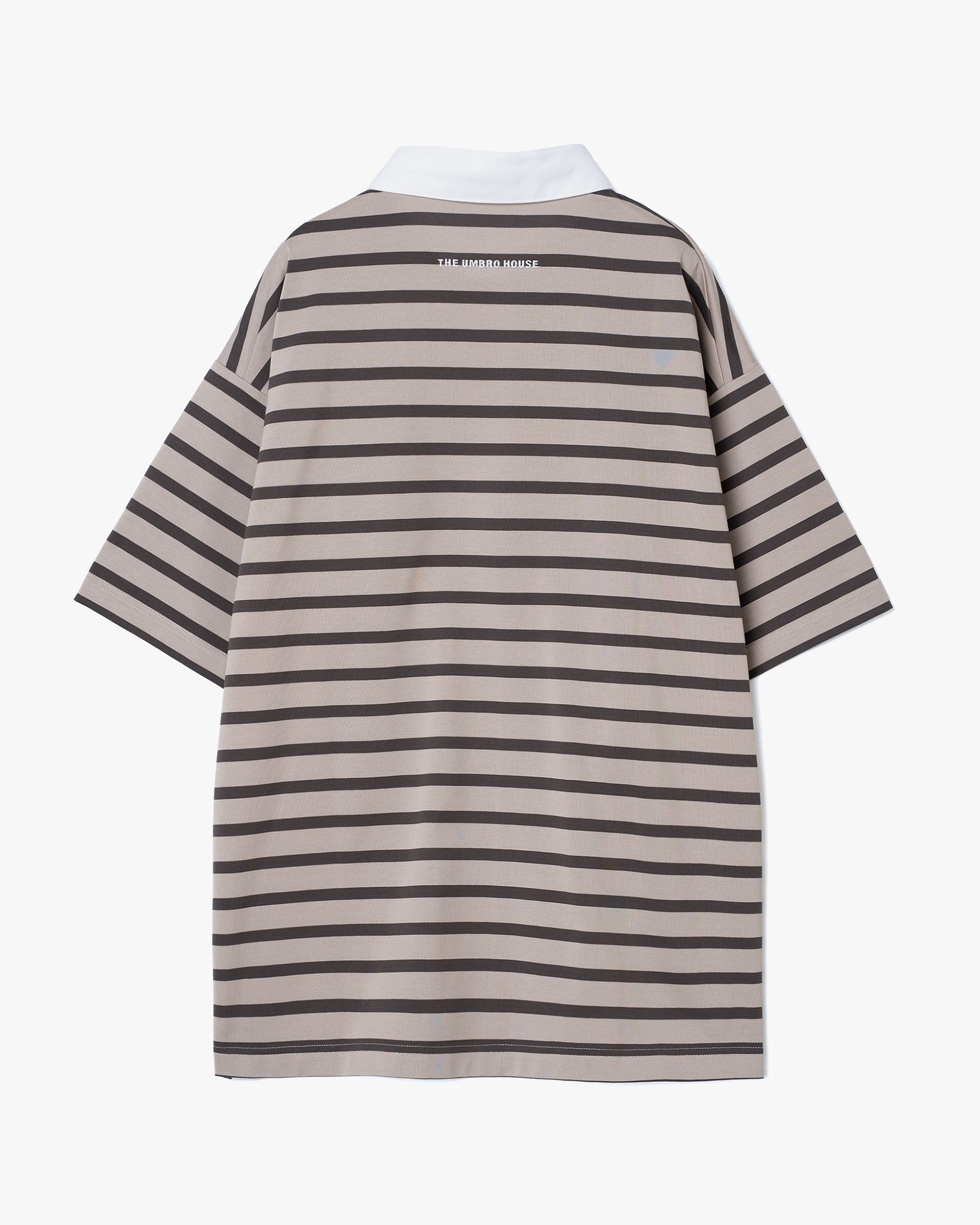 五分袖ラガーシャツ