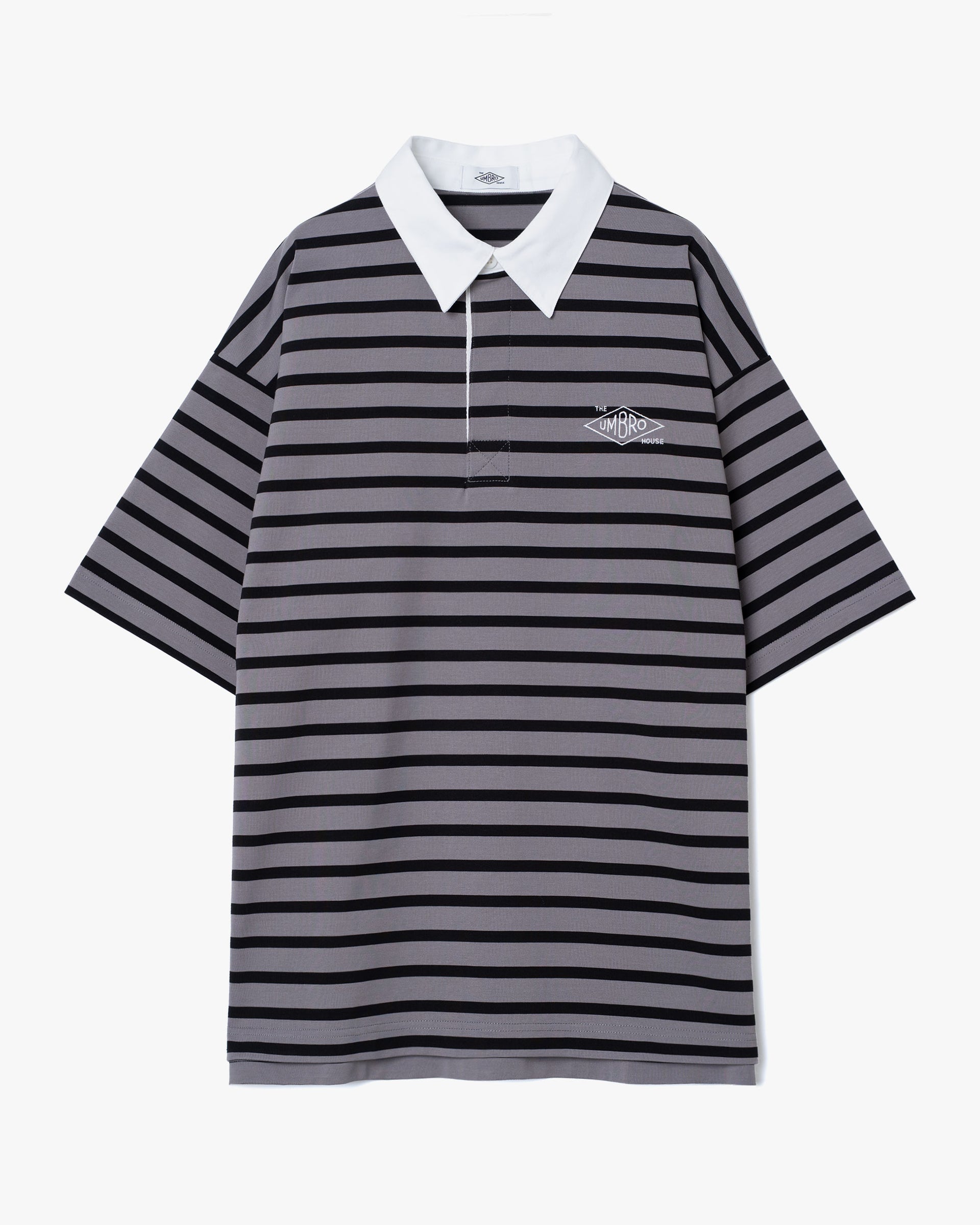 五分袖ラガーシャツ