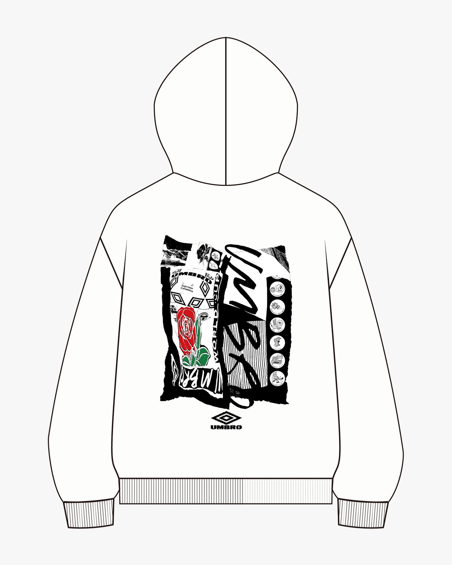 hoodie[Kosuke Kawamura×UMBRO]