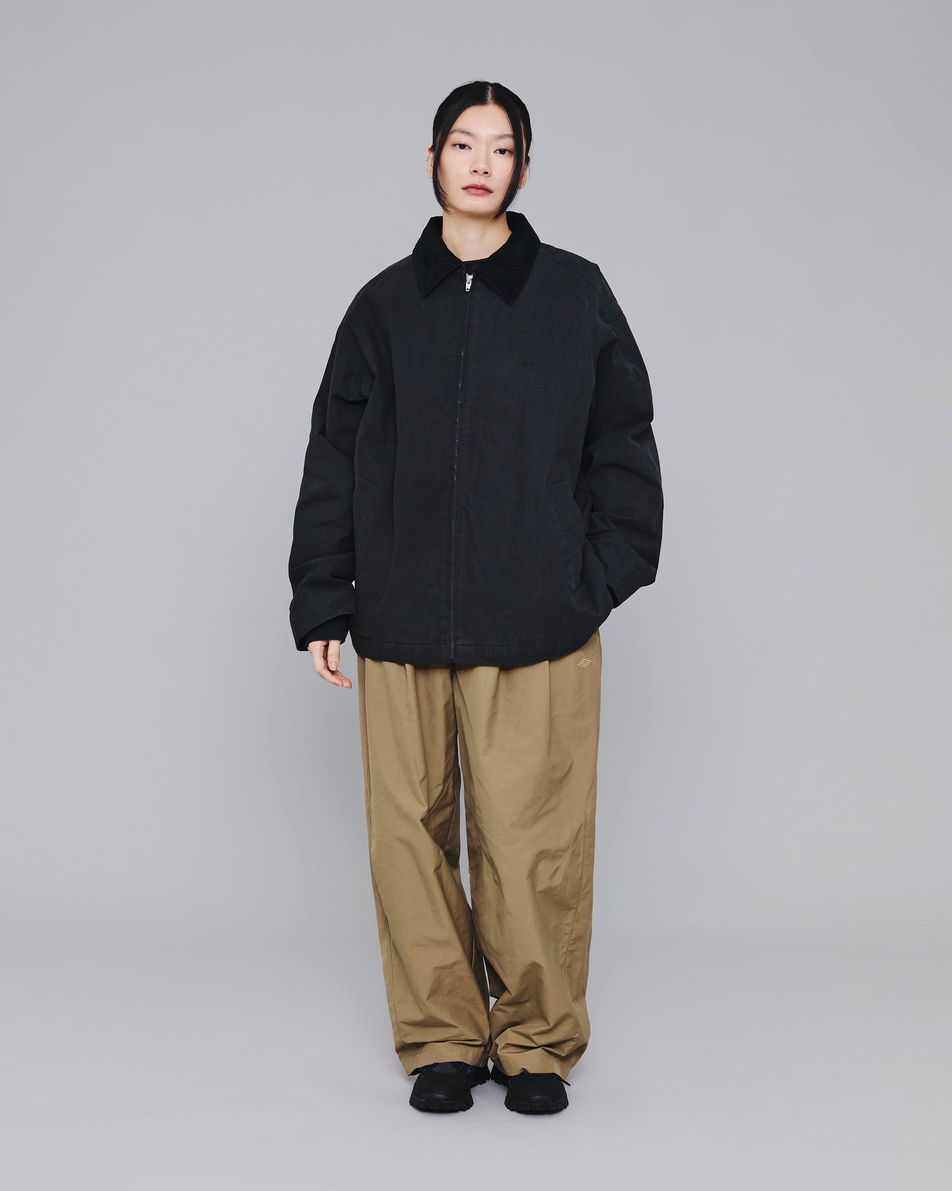 Waxed blouson