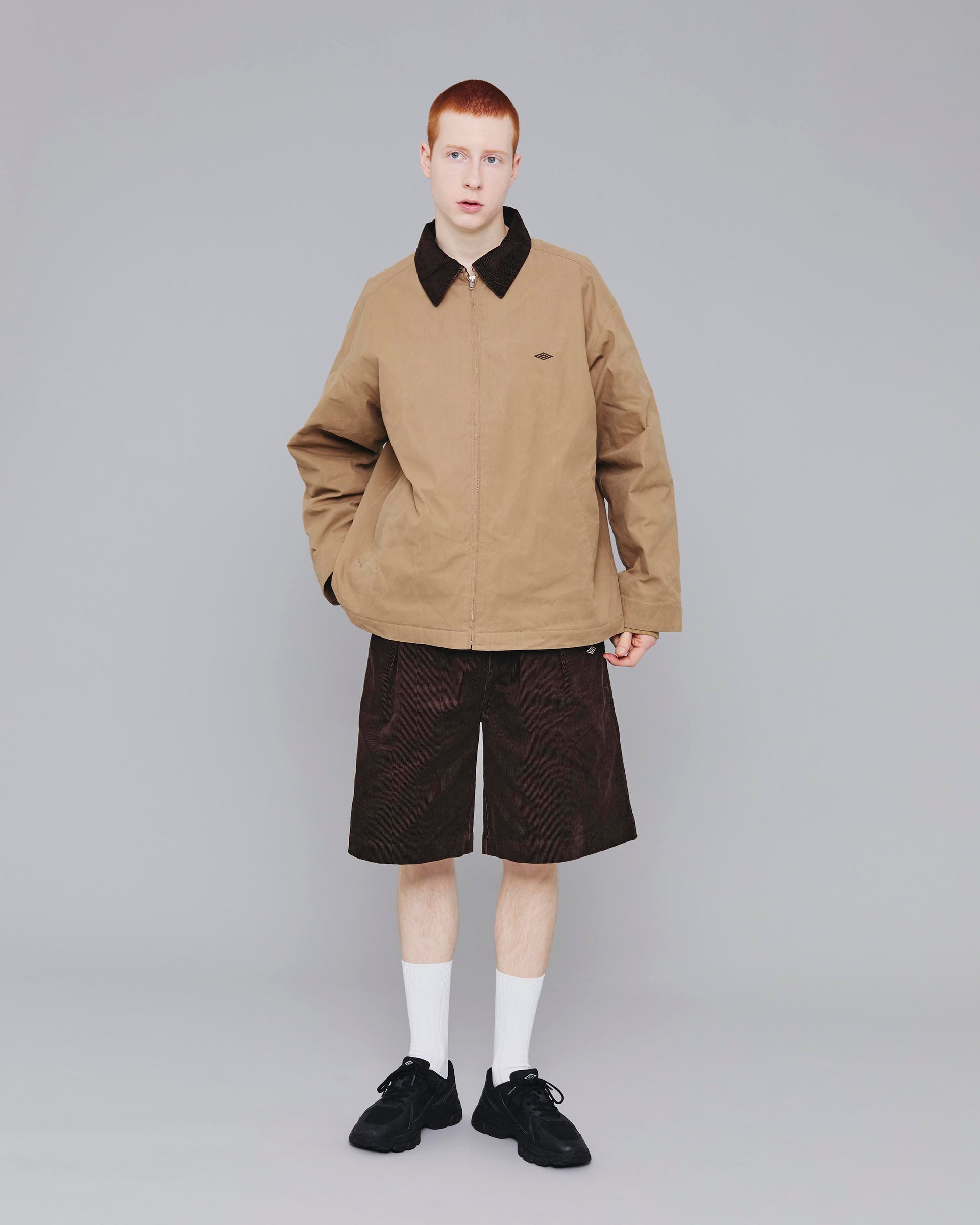 Waxed blouson